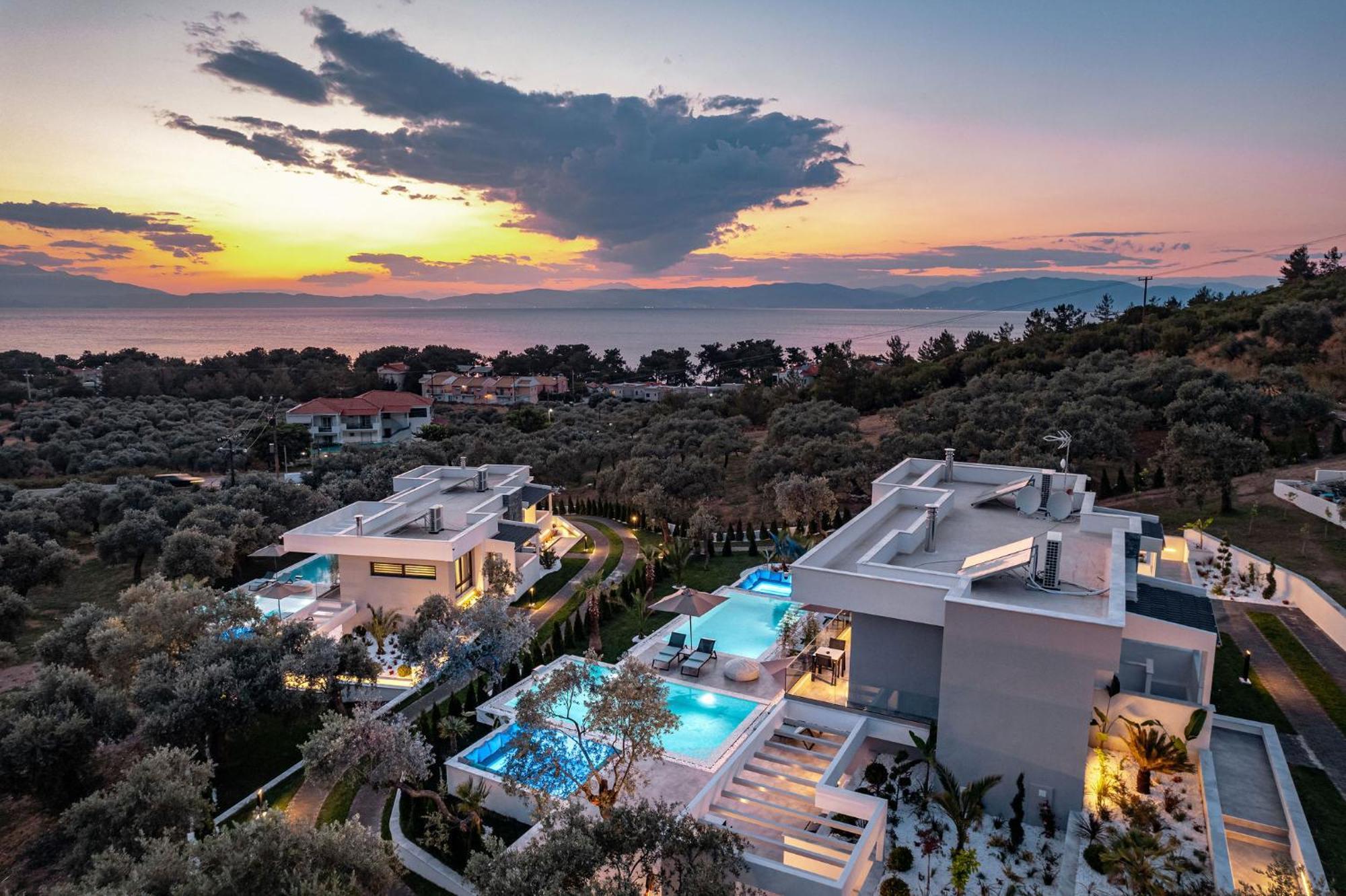Nooa Villas Skala Rachoni  Buitenkant foto